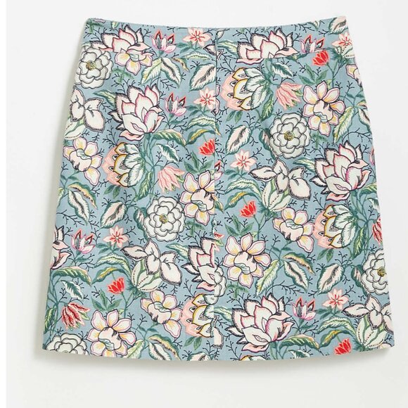 NWT Loft Floral Pocket Shift Skirt Size 12 - Picture 2 of 5